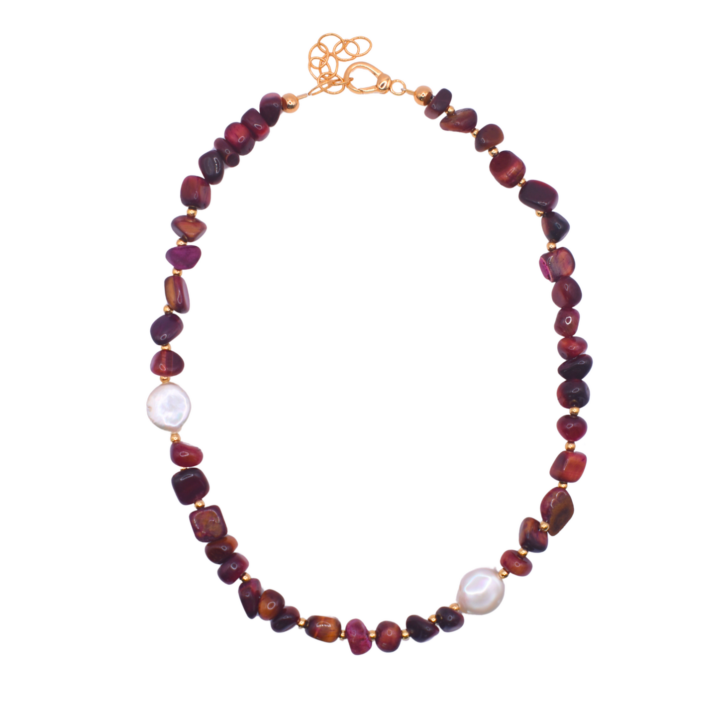 Burgundy Jasper necklace