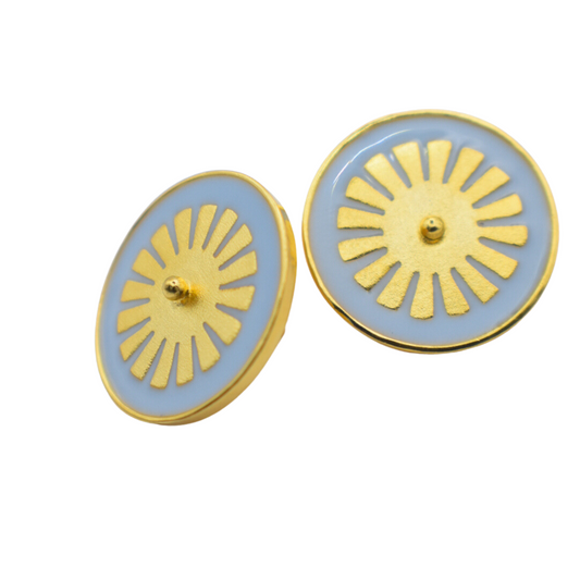 Soleil bleu earrings