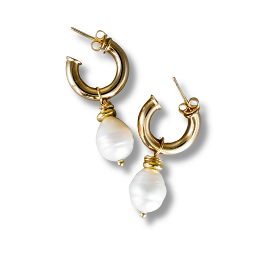 Clau hoop earrings