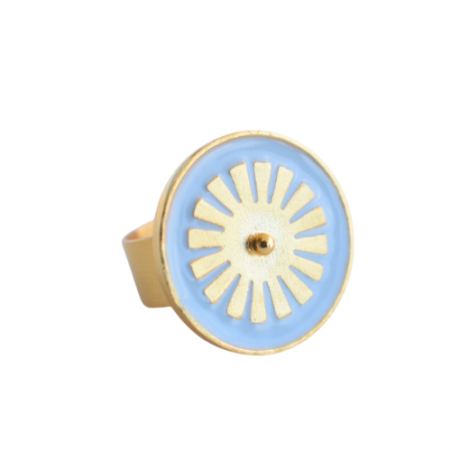 Soleil bleu ring